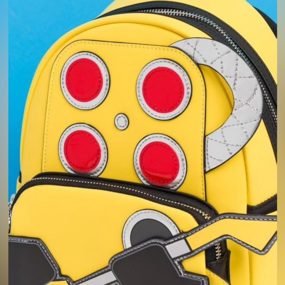 Loungefly CDA Monsters Inc Pixar Cosplay Mini Backpack, Yellow NWT​​ - Picture 2 of 7
